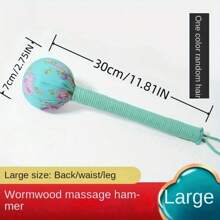 DIY 艾草生活锤，中药制成的健康按摩锤，手动锤式按摩器，全身按摩锤，背痛按摩锤，缓解疲劳，适用于颈部、背部、肩部、腰部、腿部、关节 - 草药填充，轻松敲击放松工具，学校，返校，旅行，旅行必需品，家庭必需品，水疗，按摩工具，按摩，按摩器，水疗