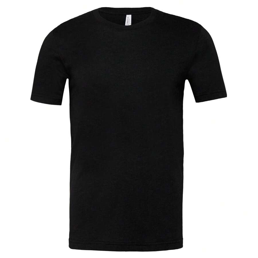 Bella + Canvas Unisex Adult T-Shirt - 52% Cotton/48% Polyester - (BC4723) - Black - View 1