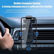 New Multi-Function Suction Cup Car Phone Holder, Dashboard Navigation Mount Bracket - Black - View 5