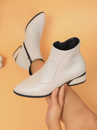 2025 New Pointed Toe Metallic Wedge Heel Small Cow Print Anti-Slip Bottom Slip-On Outdoor Western Fashion Boots For Women, 4 Seasons