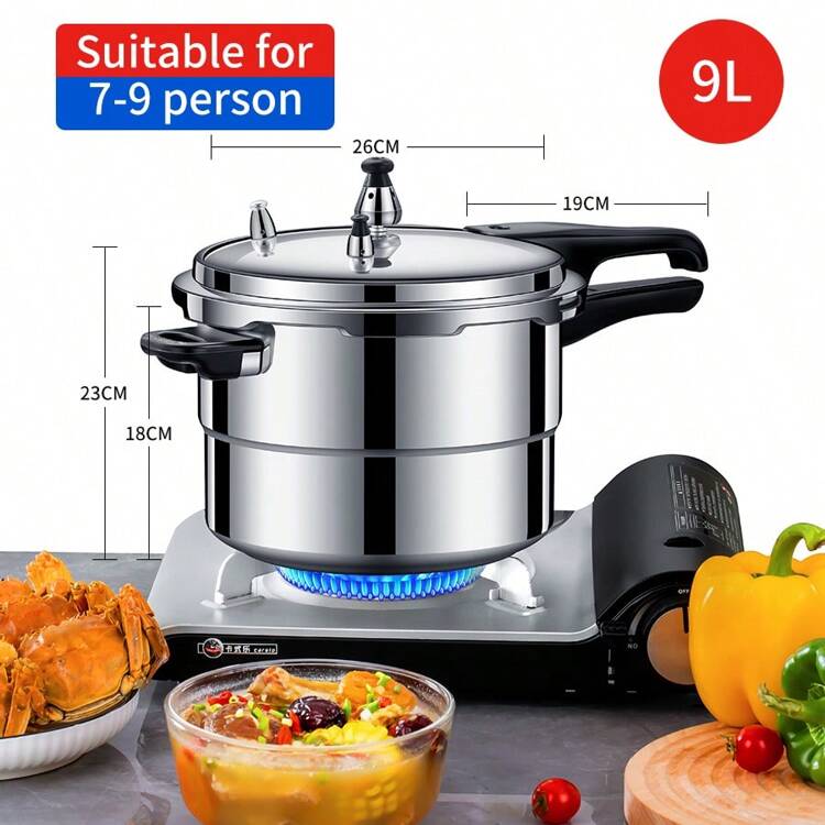 Wanbao High Pressure Cooker Household Gas/Electric Stove Universal Mini Explosion-Proof Mini 2-Person Pressure Cooker Seafood Boil - Black - View 12