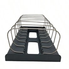 1 件新品家用砧板烤盘收纳架烤盘储物架台面锅盖架多功能厨房隔断砧板架橱柜收纳 - 彩色 - 查看 6