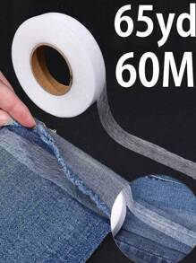 1 Rolle 59 Meter Bügelvlies, doppelseitiges Näh-/Bügelklebeband für Kleidung, Hosen, Jeans, Kleider Modifikation