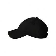 Sportsman Heavy Brushed Twill Unstructured Cap - 100% Cotton - (SA508) - Black - View 3