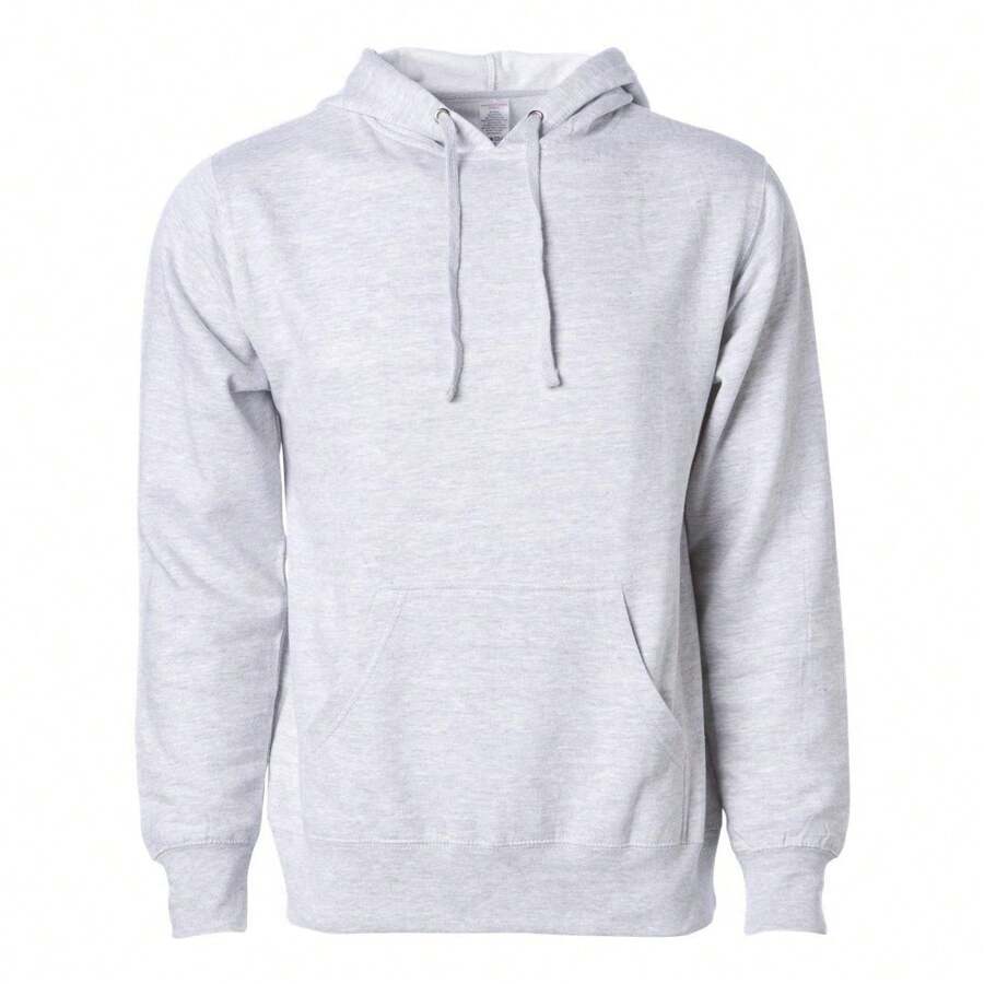 Independent Trading Co. Midweight Hooded Sweatshirt - (SA1828) - 灰色 - 查看 1
