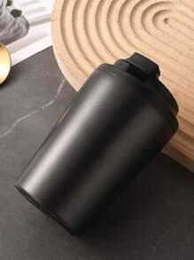 1pc Fashion Coffee Cup Bottle, Portable Vacuum Insulated Tumbler For Home & Car Use Water Bottle - Multicolor - View 8