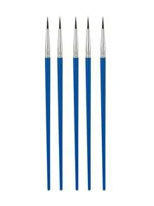 8支装精细眼线刷和眉刷套装，包括眼线刷、细小化妆刷、泪痕刷、点钻刷、超细小眼线刷、膏状底妆刷等，适用于女士眼线、眉毛、眼影、螺旋刷等。 - 彩色 - 查看 8