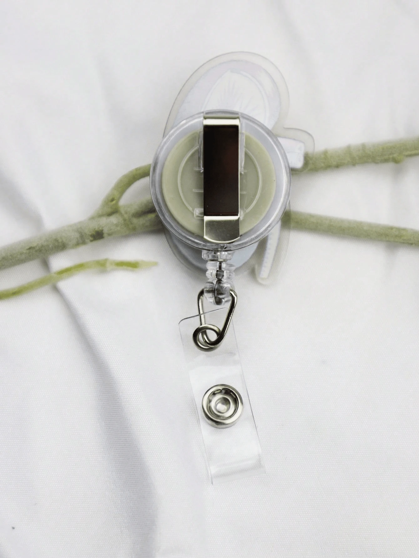 1pc Cartoon Kidney Retractable Badge Reel Holder Acrylic Id Name Card