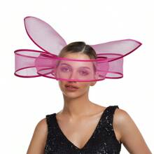 1 pieza Elegante Fascinador de Mujer Clip para el Cabello Velo de Malla Exagerado para Boda Accesorios para el Cabello de Vuelta a la Escuela para Niñas Sombreros Fascinadores Accesorios para Fiesta de Té de Damas Sombrero Derbys Sombrero Mini Sombrero Pequeño Mini Sombrero de Copa Mini Gorra, Artículos Escolares, Regalos