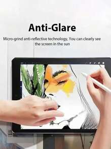 1 包类似纸质屏幕保护膜哑光 PET 绘画书写兼容 iPad 礼物生日、家人、朋友平板电脑屏幕保护膜、平板电脑配件防水防震防摔防摔防刮防指纹全覆盖 - 1 Piece - 查看 5