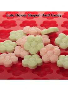 lovely flower Flower Silicone Mold, Small Plum Blossom Shaped Flower Molds With 70 Cavities For Making Chocolate/Candy/Gummy/Cookie/Jelly/Edible Flowers For Cake Decorating, Winter Sweet Mold - Multicolor - View 5