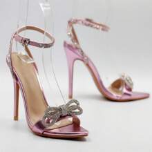 Zapatillas con moño - Rosa - Ver 1