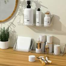 1 hộp đựng đồ trang điểm treo tường, giá để đồ phòng tắm - Nhiều màu - Xem 5