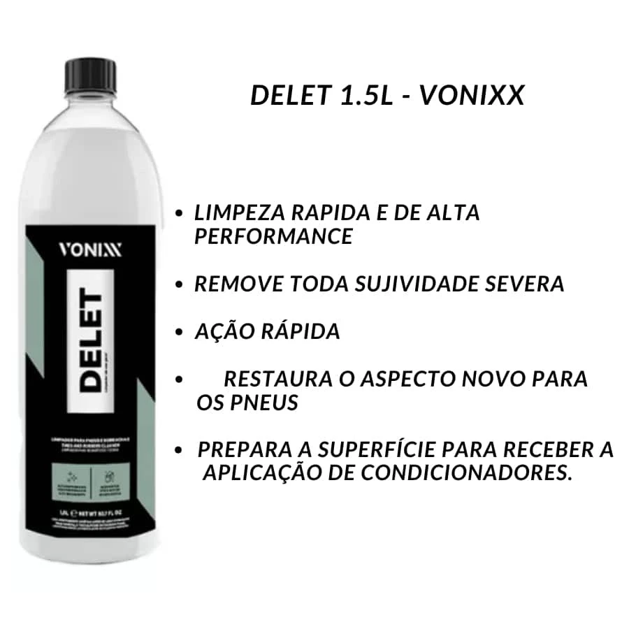 Delet 1.5L Vonixx Tire And Rubber Cleaner - 1.5升 - 查看 1