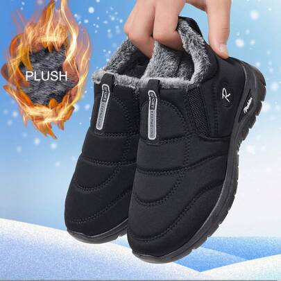 ZOSIVC Women's Slip-On Thermal-Insulated Thick Thermal Lined Snow Boots, Casual & Versatile, Outdoor Sports & Hiking