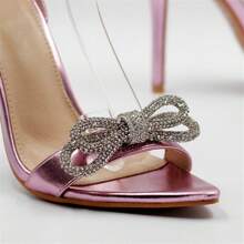 Zapatillas con moño - Rosa - Ver 2