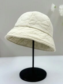 [Đặt làm] 1 chiếc mũ xô thêu họa tiết màu trơn dành cho nữ, thêu tùy chỉnh, đa năng cho mùa thu đông - Nhiều màu - Xem 10