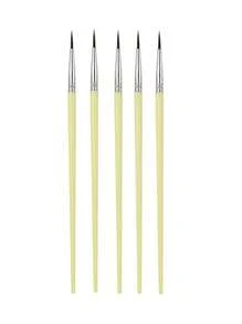 8支装精细眼线刷和眉刷套装，包括眼线刷、细小化妆刷、泪痕刷、点钻刷、超细小眼线刷、膏状底妆刷等，适用于女士眼线、眉毛、眼影、螺旋刷等。 - 彩色 - 查看 4