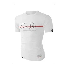 Men's Spirit T Shirt Premium 100% Cotton - 白色 - 查看 1