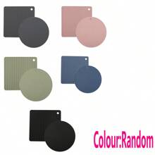 4 件装黑色耐热餐垫桌面杯垫