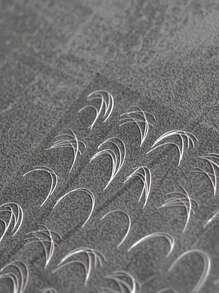 1 Sheet Edge Brushed Line Smile Wave White Line Nail Decals French Nail Stickers Nail Decorations Manicure Accessories Nails Nail Supplies - White - View 4