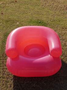1pc PVC Inflatable Sofa Seats, Portable Air Sofa Chair Stool Suitable For Outdoor Camping, Picnic, Travel