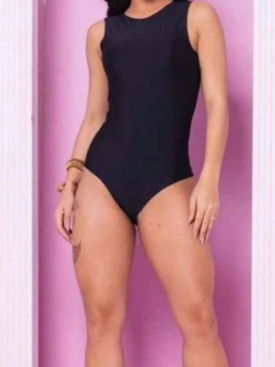 Women's Suplex Summer Ziana Bodysuit - 黑色 - 查看 1