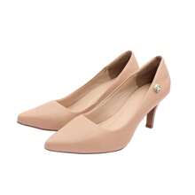 Women's Nude Napa Pumps With Rigato Heel And Comfort Insole - Beige - View 4