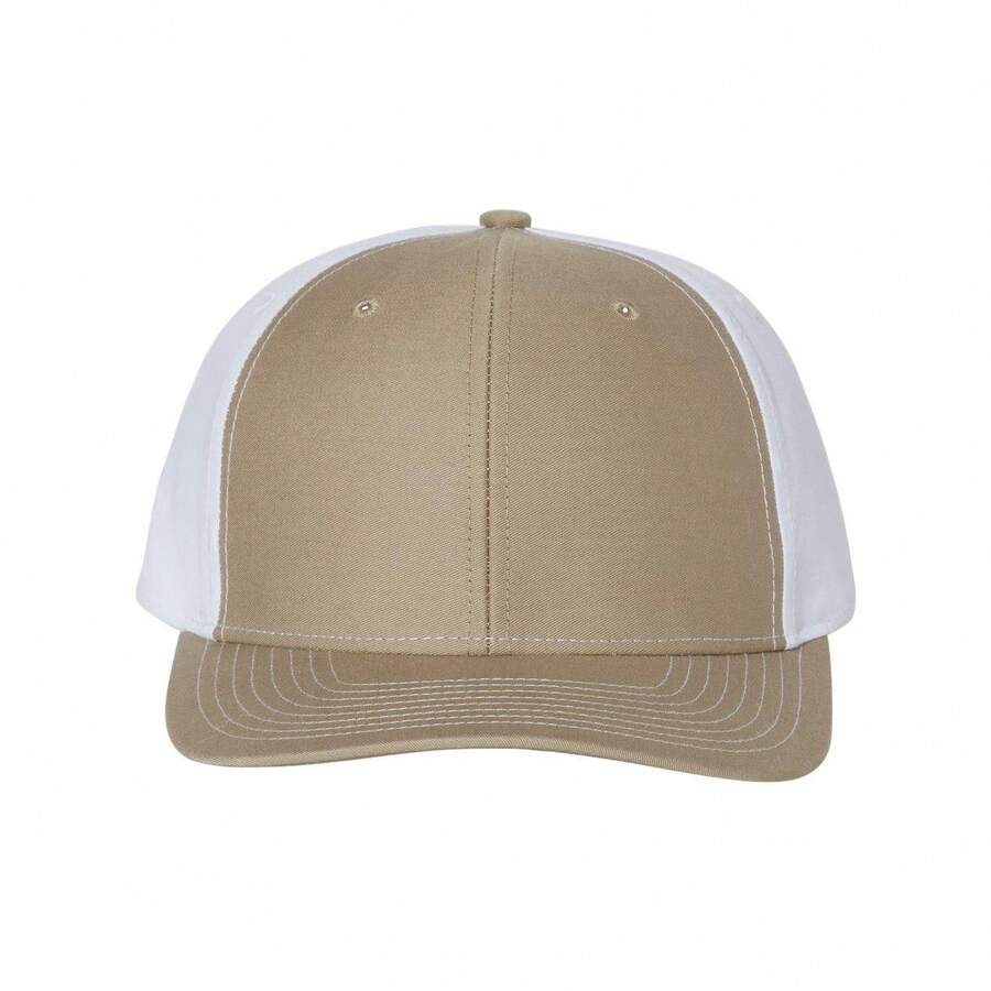 Twill Back Trucker Cap (Khaki/ White) - Kaki/Trắng - Xem 1