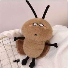 1 件可爱毛绒蟑螂娃娃，毛绒水貂创意新奇娃娃，圣诞礼物 - 彩色 - 查看 9