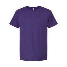 JERZEES Premium Blend Ringspun Crewneck T-Shirt - 50% Cotton/50% Polyester - (SA7219) - Purple - View 1