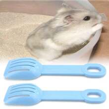 1 Xẻng Cát Cho Hamster, Xẻng Nhỏ, Vệ Sinh Nhà Vệ Sinh, Xẻng Cát Tắm, Xẻng Cát Nước Tiểu, Màu Sắc Ngẫu Nhiên Cho Hamster Nhỏ - Nhiều màu - Xem 2