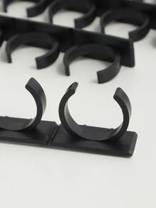 20 pezzi - Supporto organizzatore per barattoli di spezie per scaffale delle spezie da cucina, rastrelliera per barattoli di condimenti senza fori, molletta portaspezie, scaffale da parete, rastrelliera per barattoli di condimenti, molletta adesiva, accessori da cucina, negozi al dettaglio, boutique, supermercati, piccoli utensili da cucina