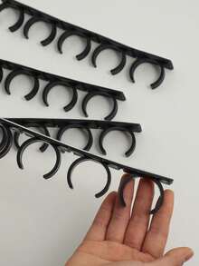 20 pezzi - Supporto organizzatore per barattoli di spezie per scaffale delle spezie da cucina, rastrelliera per barattoli di condimenti senza fori, molletta portaspezie, scaffale da parete, rastrelliera per barattoli di condimenti, molletta adesiva, accessori da cucina, negozi al dettaglio, boutique, supermercati, piccoli utensili da cucina