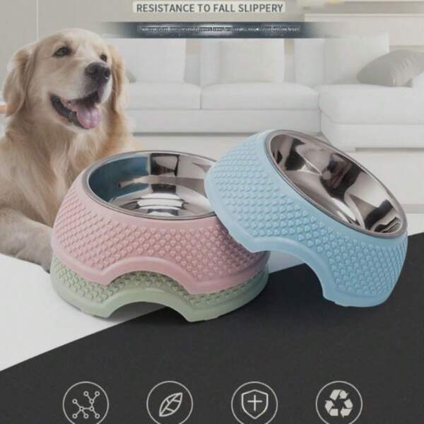 1 cor aleatória, estrelado gato amante e gato mãe amor tigela aço inoxidável gato amante e gato mãe amor comida tigela gato/cachorro amante presente e cão/gato mãe amor pet tigela gato/cachorro amante presente e cão/gato mãe amor comida pet utensílios gato amante e gato mãe amor comida tigela