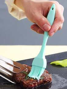 1/3pcs Silicone BBQ Oil Brush Kitchen Pancake Sauce Brush, Baking Supplies, Kitchen Supplies - Multicolor - View 3