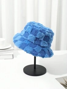 1 件新款秋冬毛绒时尚保暖渔夫帽，女士百搭配饰 - A - 查看 21