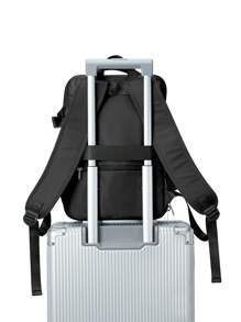 輕盈耐水尼龍布電腦商務行李，適配15.6英寸筆記本電腦，適用於商務、度假、大學、學校、戶外、假日、購物等場合，男孩女孩學生禮物，適合女性客艙行李尺寸40x20x25，短途旅行大容量背包，旅行必備，可放置手提電腦，可配戴行李帶，防盜，鞋子收納層，適合青少年女孩女性大學生、男孩、男性，適用於大學、小學、中學、高中、工作、商務、通勤、戶外、旅行、出行等。 - 黑色 - 查看 9