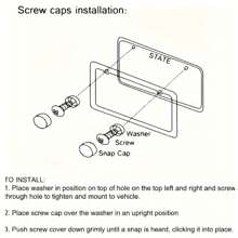 时尚专属闪亮水晶牌照框，闪亮牌照罩，防风雨水钻牌照架，不会遮挡牌照信息（1 件）