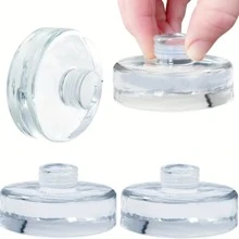 1pc Glass Fermentation Weight Tool For Wide Mouth Mason Jars, Kitchen Food Storage - White - View 1