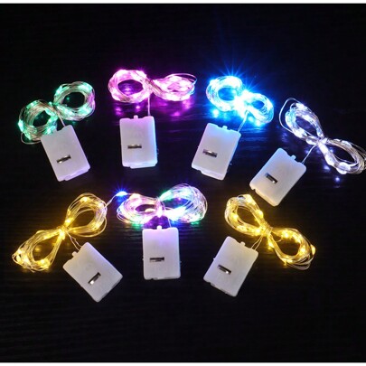 10pcs LED String Lights, Starry Fairy Lights, Flower Bouquet Lights, Suitable For Gifts, Bedroom Decor, Christmas, Wedding, Valentine's Day, Yard Decor, Atmosphere Lighting