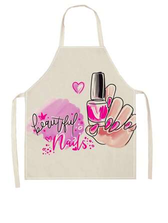 Nail Polish Pattern Apron,Kitchen,Bathroom,Home,Household Suppliers