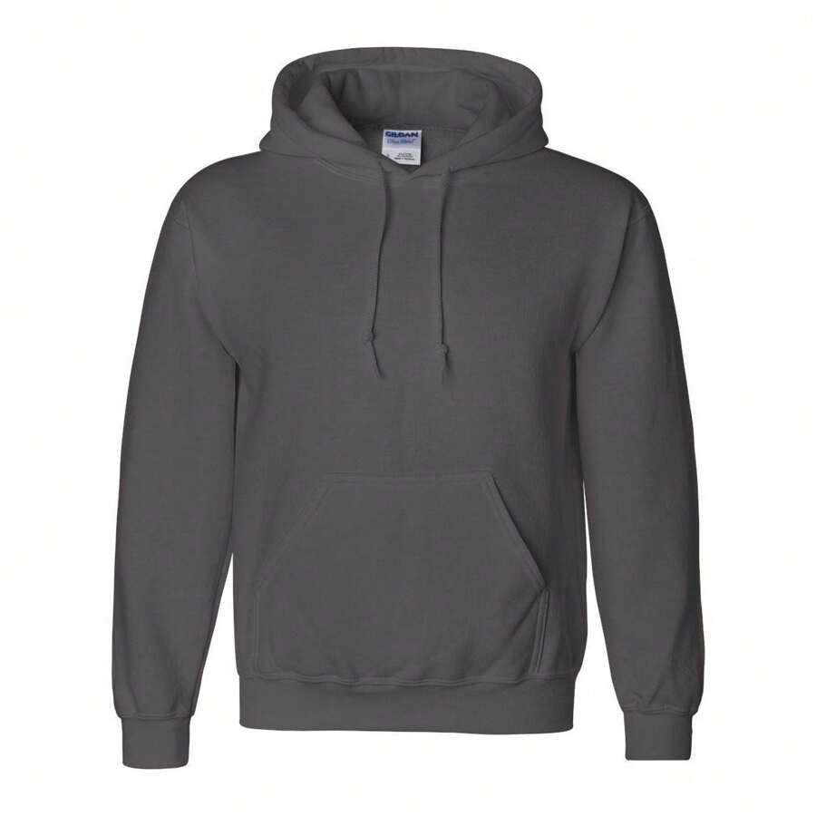 Gildan DryBlend Hooded Sweatshirt - 50% Cotton/50% Polyester - (SA423) - 深灰色 - 查看 1