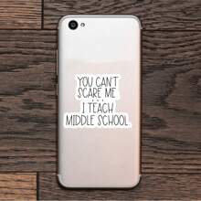 1PC,3 Inch Removable Waterproof PVC Durable Material Stickers, Funny "You Don't Scare Me" Teacher Stickers - Perfect Gift For Educators, Teacher Classroom Daily Office Supplies Stickers - Multicolor - View 7