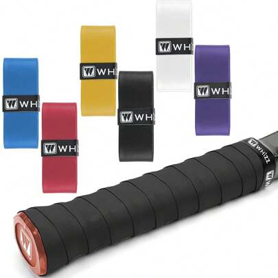 6Pcs Tennis Racket Sweat Absorbing Grip Tape, Anti Slip Tennis Racket Grip Tape, Super Absorbent Dry Tennis Grip Tape, Suitable For Table Tennis, Badminton, Squash, And Pickleball (6 Colors)