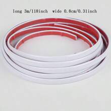 3M/Roll PVC Self-Adhesive Decorative Strip With Metallic Texture, Wall/Door/Furniture Edging, Protective Trims, Dirt-Proof Crack Covers