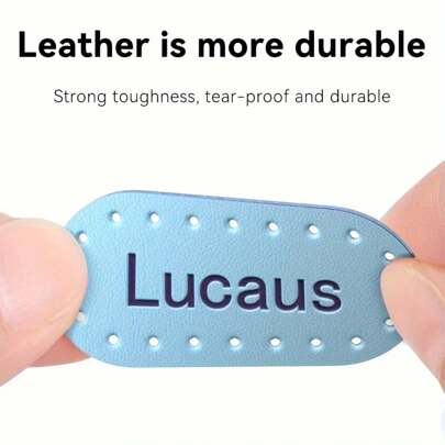 6pcs Customizable School Name Labels, Suitable For Clothes, Backpacks And Blankets - Durable, Washable, Embroidered Tags For School Uniforms And Daycare Items, Back To School Fashion