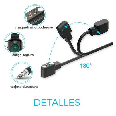 Cable Cargador Magnético para Reloj Inteligente