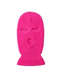 1 chiếc mũ len dệt kim dày 3 lỗ màu kẹo phong cách Y2K dành cho cả nam và nữ, thích hợp cho các bữa tiệc phong cách đường phố, mũ ấm áp ngoài trời mùa thu đông - Nhiều màu - Xem 30