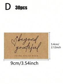 10/30/50pcs Thank You Cards, Small Business Fans Various Styles Thank You Cards, Shopping Kraft Thank You Greeting Cards Suitable For Christmas, Wedding/Bridal Shower, Holiday Party And Other Decorations Retail Store Owner Merchandise Customer Cards 2.1x3.5 Inch,Christmas